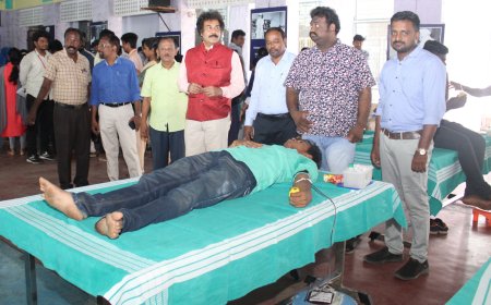 தூத்துக்குடி வ.உ.சி கல்லூரியில் மருத்துவ முகாம்