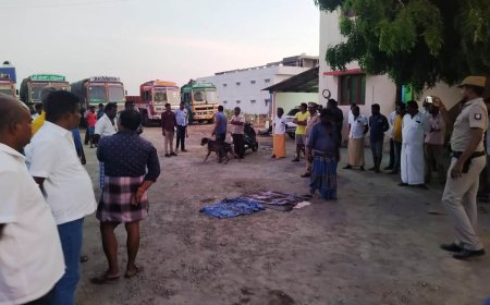 தூத்துக்குடியில் பழிக்கு பழியாக லாரி செட் உரிமையாளர் சக்திவேல் படுகொலை