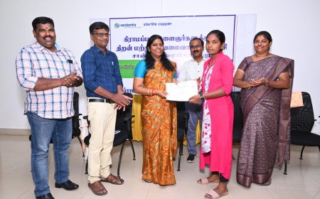 ஸ்டெர்லைட்டின் திறன் மேம்பாட்டு பயிற்சி பெற்ற இளைஞர்களுக்கு சான்றிதழ்.!