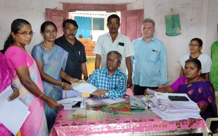 நாசரேத்தில் கருணாநிதியின் நூற்றாண்டு விழாவை முன்னிட்டு இலவச பட்டா மாறுதல் சிறப்பு முகாம் !