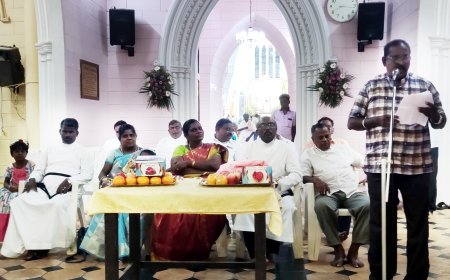 நாசரேத் தூய யோவான் பேராலய ஊழியர்கள் சந்திப்பு!