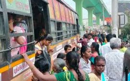 தொழிற்சங்க தடையை மீறி தமிழகம் முழுவதும் பெரும்பாலான பேருந்துகள் இயங்குகிறது