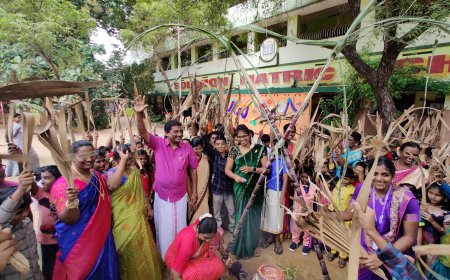 நாசரேத் சாலமோன் பள்ளியில் பொங்கல் விழா