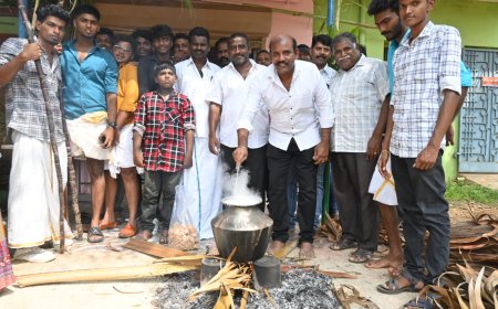 தூத்துக்குடி மாவட்ட காமராஜர் ஆதித்தனார் கழகம் சார்பில் நலத்திட்ட உதவிகள் வழங்கி சமத்துவ பொங்கலிடும் விழா!