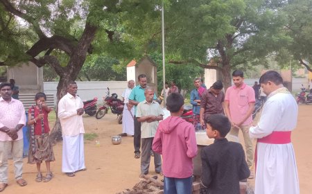 பிரகாசபுரம் பரிசுத்த பரலோக அன்னை ஆலயத்தில் சமத்துவ பொங்கல் விழா!