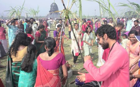 ஈஷாவில் நாட்டு மாடுகளுடன் களைக்கட்டிய பொங்கல் விழா! லட்சக்கணக்கானோர் கொண்டாடி மகிழ்ந்தனர்