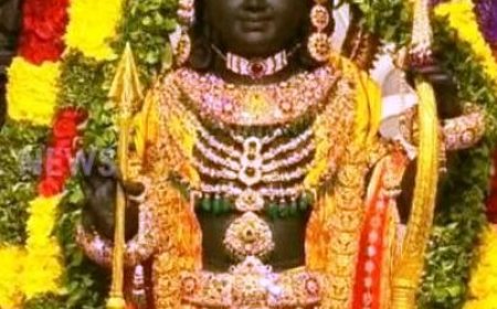 அயோத்தியில் ராமர் கோவில் சிலை பிரதிஷ்டை விழா கோலாகம்