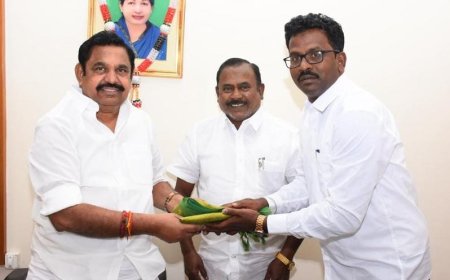 சேலத்தில் அதிமுக முன்னாள் அமைச்சர் சி.த.செல்லப்பாண்டியன் எடப்பாடி பழனிச்சாமியிடம் சந்திப்பு