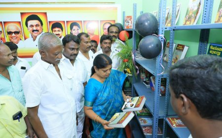 தூத்துக்குடியில் கலைஞர் நூலகம் - அமைச்சர் கீதாஜீவன் திறந்து வைத்தார்