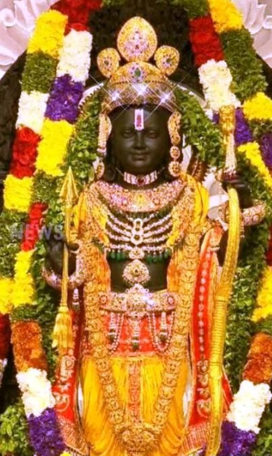 அயோத்தியில் ராமர் கோவில் சிலை பிரதிஷ்டை விழா கோலாகம்