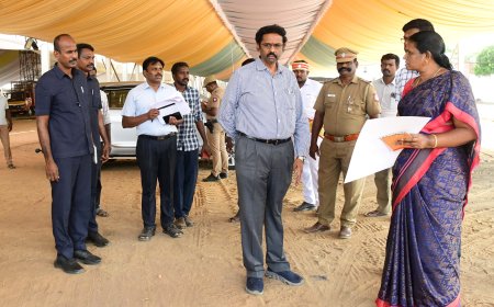 தூத்துக்குடிக்கு வரும் 25ம் தேதி வருகிறார் முதலமைச்சர் - ஏற்பாடுகளை ஆய்வு செய்த ஆட்சித்தலைவர்