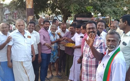 தூத்துக்குடி வேட்பாளராக  கனிமொழி - நாசரேத்தில் திமுகவினர் பட்டாசு வெடித்து கொண்டாட்டம்