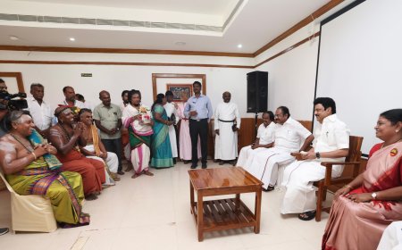 தூத்துக்குடியில் பிஷப், ஆதீனத்தை அழைத்து ஆதரவு கேட்ட மு.க.ஸ்டாலின்