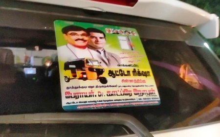 தூத்துக்குடியில் ராகுல்காந்தி படத்துடன் பிரசாரம் செய்த சுயேட்சை - தர்ணாவில் ஈடுபட்ட காங்கிரஸார்