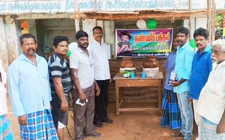 பிரகாசபுரத்தில் தண்ணீர் பந்தல் திறப்பு விழா!