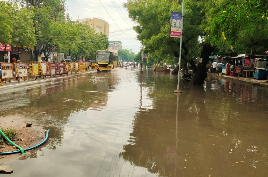 தூத்துக்குடியில் தேங்கும் அளவிற்கு நல்ல மழை பெய்தது