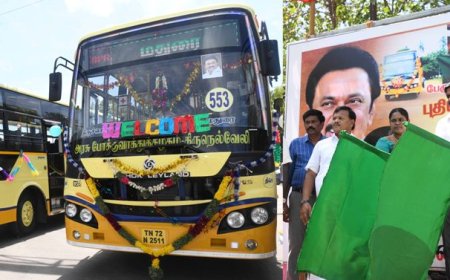 திருச்செந்தூர் - மதுரை இடையே புதிய பேருந்துகள் சேவை - அமைச்சர் அனிதாராதாகிருஷ்ணன் தொடங்கி வைத்தார்