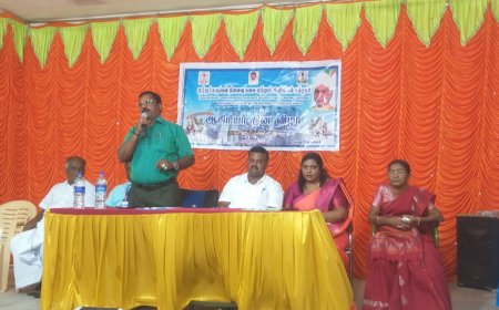 எதிர்காலத்தில் மாணவர்கள் சந்திக்க வேண்டிய சவால்கள் - சில்லாங்குளம் கல்லூரி மாணவர்கள் மத்தியில் துணை ஆட்சியர்