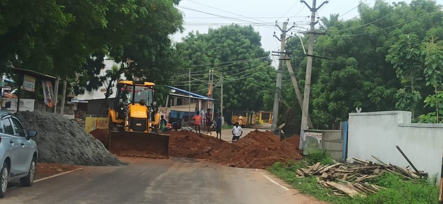 குரும்பூர் -நாசரேத் இடையே மாற்று பாதை அமைக்காமல் பாலம் கட்டும்பணி தொடக்கம் - பொதுமக்கள் அவதி