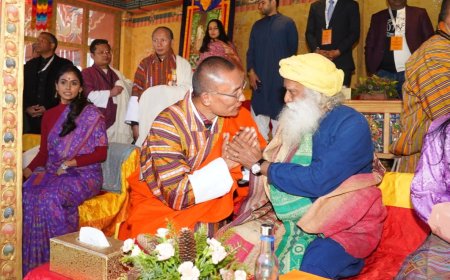 பூட்டானின் தேசிய தின விழாவில் மன்னரின் அரச விருந்தினராக சத்குரு பங்கேற்பு!