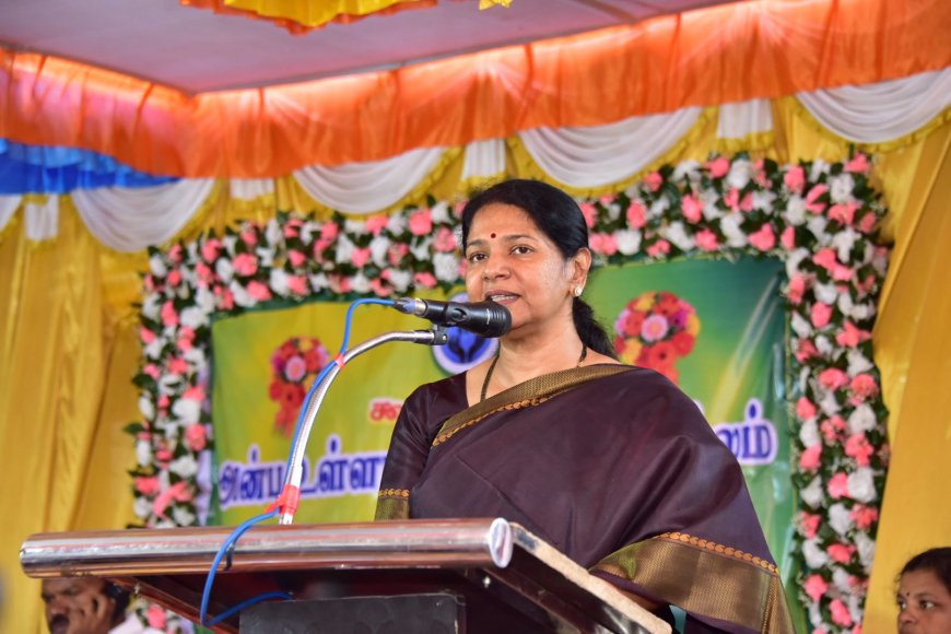 ஏற்கனவே அவர் மீது பாலியல் குற்றத்தை மறைத்து, சங்கிலி பறிப்புக்கு மட்டும் எஃப்.ஐ.ஆர் போட்டது அதிமுக - கனிமொழி