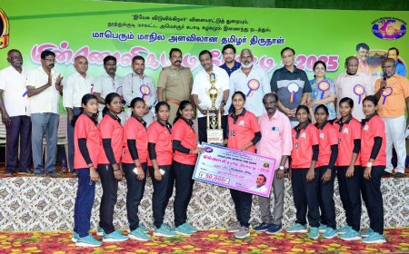 ரெடீமர்ஸ்" கோப்பைக்கான கபடி போட்டி - கரூர், ஈரோடு கல்லூரி அணிகள் முதலிடம் - மோகன் சி லாசரஸ் பரிசு வழங்கினார்