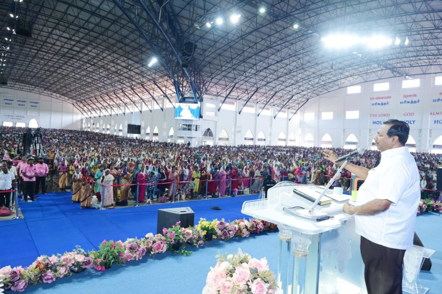 நாலுமாவடியில் வியாபாரம், தொழில் செய்கிறவர்களுக்கான ஆசீர்வாத உபவாச ஜெபம்! திரளானோர் பங்கேற்பு