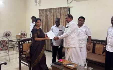 தூத்துக்குடி ஸ்டெர்லைட் ஆலையை திறக்க வலியுறுத்தி கனிமொழி எம்.பியிடம் கோரிக்கை.!