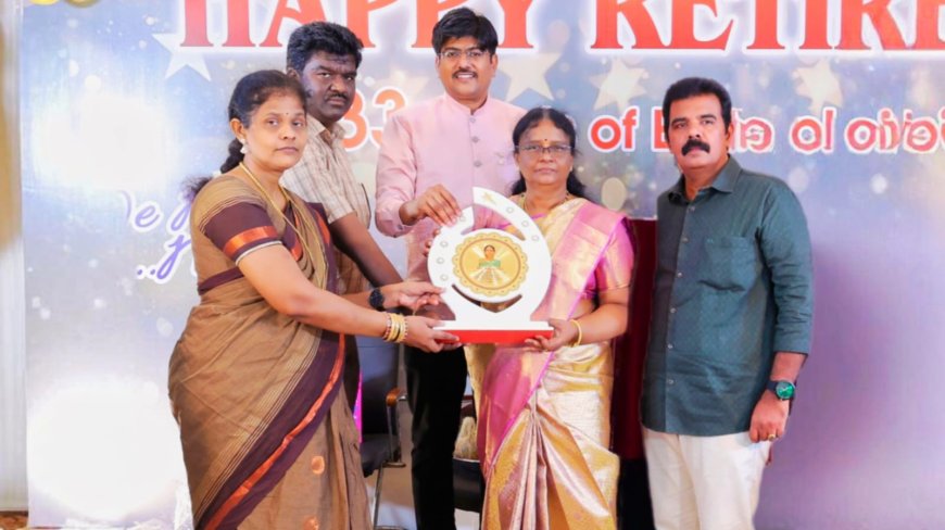 தூத்துக்குடியில் மாவட்ட சித்த மருத்துவ அலுவலர் ராஜசெல்விக்கு பணி நிறைவு பாராட்டு விழா