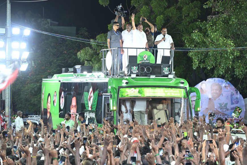 கடல் போல் மக்கள் வெள்ளம் - தூத்துக்குடியில் எடப்பாடி பழனிசாமி பெருமிதம்
