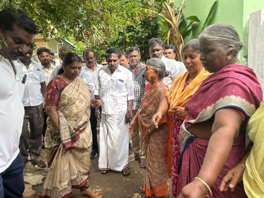 தூத்துக்குடி மாநகரப் பகுதிகளில் கனமழை - சட்டசபை நிகழ்ச்சியில் இருந்து விரைந்து வந்த அமைச்சர் கீதாஜீவன்