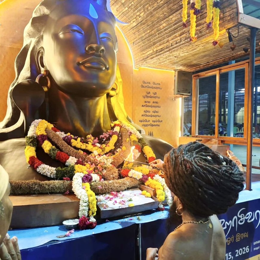 தென்மண்டல ஆதியோகி ரத யாத்திரை! - மதுரையில் பாடல் பெற்ற சிவத்தலங்கள் வழியாக பயணம்
