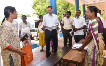 தூத்துக்குடி மாவட்ட வாக்காளர் சிறப்பு முகாம்களில் 23,256 படிவங்கள் பெறப்பட்டது - மாவட்ட ஆட்சியர் இளம்பகவத் தகவல்