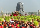 ஈஷாவில் தைப்பூசத் திருவிழா - லிங்க பைரவிக்கு முளைப்பாரி, பூக்கரகம், பூவோடு ஏந்தி பக்தர்கள் பாதயாத்திரை