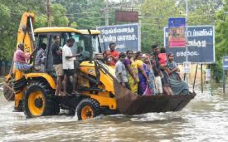 2023ம் ஆண்டு மழை வெள்ளகாலத்தில் மக்களுக்கு உதவவில்லை - திமுக,  பாஜக இடையே பரபரக்கும் தேர்தல் குற்றசாட்டுகள்