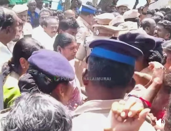 வேடநத்தம் பிளஸ்‑2 மாணவி கொலை வழக்கு - குற்றவாளிகளை கைது செய்ய வலியுறுத்தி தொடர்ந்து போராட்டம்