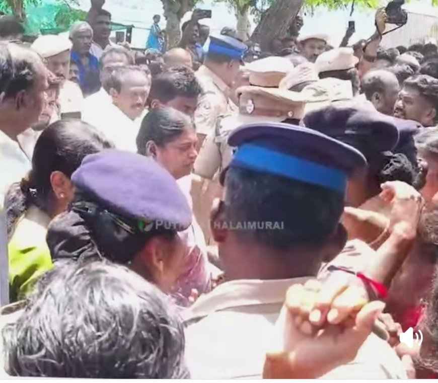 வேடநத்தம் பிளஸ்‑2 மாணவி கொலை வழக்கு - குற்றவாளிகளை கைது செய்ய வலியுறுத்தி தொடர்ந்து போராட்டம்