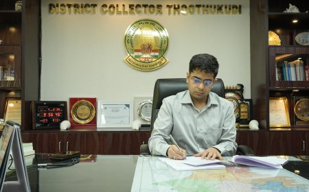 சட்டமன்றத் தேர்தலை சுதந்திரமாகவும்,நியாயமாகவும் நடத்துவோம் - தூத்துக்குடியின் புதிய கலெக்டர் விஷு மகாஜன்