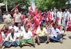 ஸ்ரீவைகுண்டம் வடகால் பாசனத்திற்கு தண்ணீர் கேட்டு புதுக்கோட்டையில் மறியல்