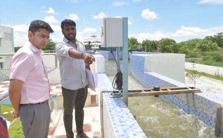 சேதுராமலிங்கபுதூர் ஜல் ஜீவன் மிஷன் குடிநீர் சுத்திகரிப்பு நிலையத்தை தூத்துக்குடி ஆட்சியர் பார்வையிட்டார்