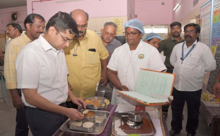 சூப்பர் ஸ்பெஷாலிட்டி ஆஸ்பத்திரியில் என்னென்ன வசதிகள் உள்ளது ?  ஆய்வு செய்தார் ஆட்சியர் விஷுமகாஜன்