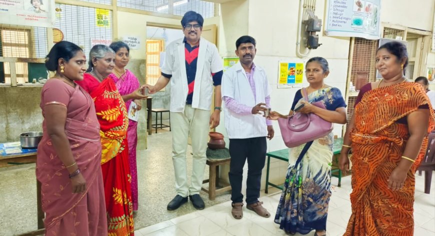உடல் உஷ்ணத்தை தடுக்க வெட்டி வேர் குடிநீர் - தூத்துக்குடி அரசு ஆஸ்பத்திரியில் வழங்கப்படுகிறது
