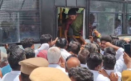 முதலமைச்சர் விஜய்க்கு மிரட்டல்விடுத்ததாக மார்க்கண்டேயன் எம்.எல்.ஏ கைது - பதற்றத்தில் திமுகவினர்
