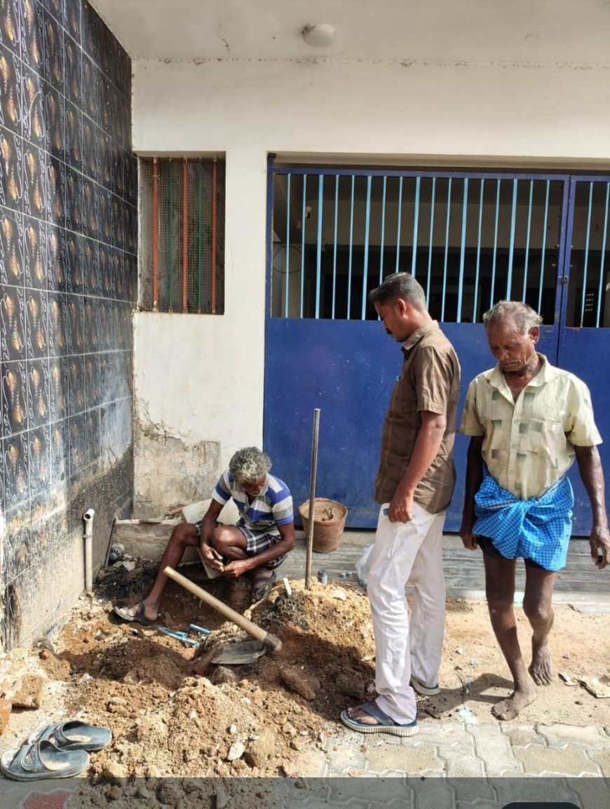 சொத்து வரி கட்ட தவறிய கட்டிடங்களில் பைப்லைன் கட் -  தூத்துக்குடி மாநகராட்சி அதிரடி