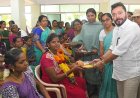 கர்ப்பிணிகளுக்கு சீர்வரிசைப் பொருள்களை வழங்கிய அமைச்சர்கள் ஸ்ரீநாத், மதன்ராஜ்