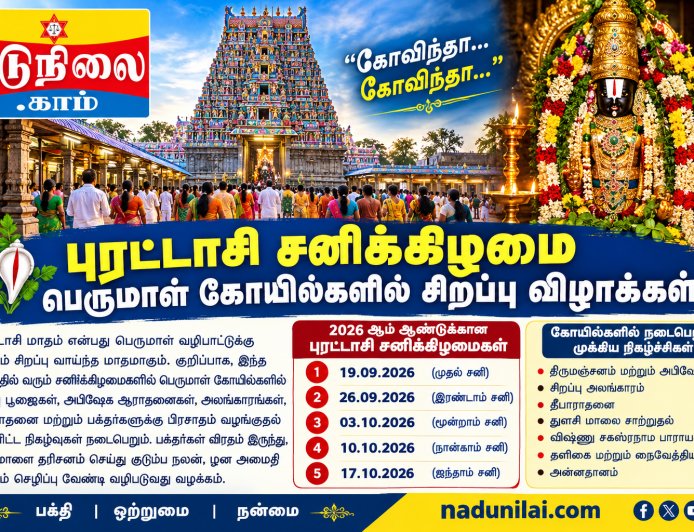புரட்டாசி சனிக்கிழமைகள்: பெருமாள் கோயில்களில் சிறப்பு வழிபாடு