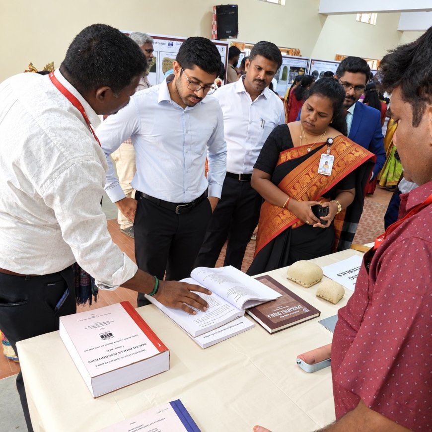 இந்திய, தமிழக தொன்மை வரலாற்றை அறிய அரிய வாய்ப்பு - தூத்துக்குடியில் தமிழ்க் கல்வெட்டுகள் புகைப்படக் கண்காட்சி