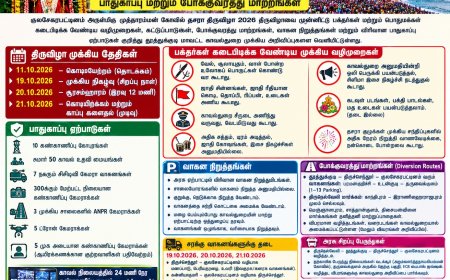 குலசேகரபட்டினம் தசரா திருவிழா: பலத்த பாதுகாப்பு; போக்குவரத்தில் மாற்றம்!